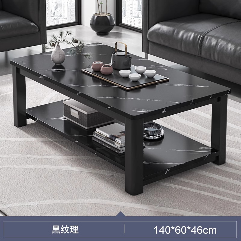 Sala de estar, mesa de centro para el hogar, mesa de té de vidrio templado, mesa de té minimalista, mesa de centro pequeña, moderna y sencilla, casa de alquiler