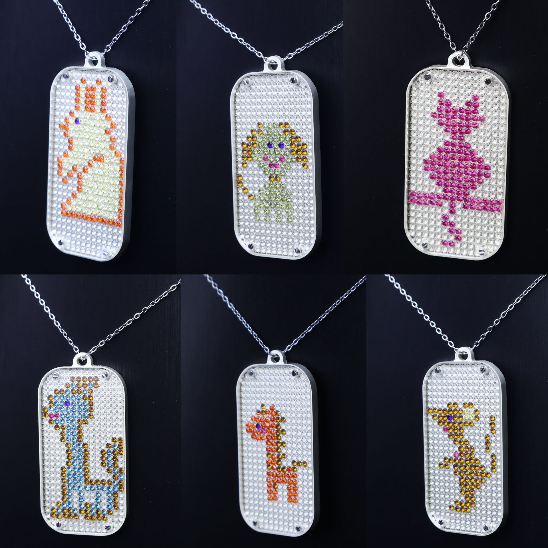 11月新款手工DIY项链潮流吊坠儿童手工项链海外热销