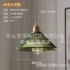 Green stripe 04 chandelier-25 bamboo hat