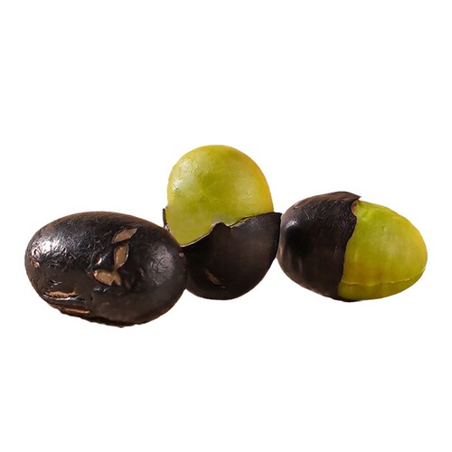 Crispy fried black beans, dry fried ready-to-eat casual snacks, snacks, small bags of farm-grown green core black beans wholesale