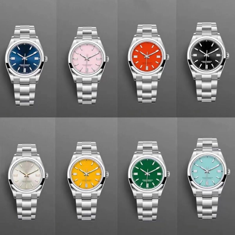Oyster Perpetual Fruit Wrist Watch Men Women Non Mechanical Gift Fashion Steel Band Quartz Watch Wholesale Couple Watches