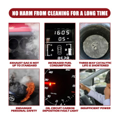 Rayhong Automotive Exhaust Pipe Cleaner, Rust Remover, Carbon Deposits & Black Smoke Eliminator, Vehicle & Motorcycle Maintenance