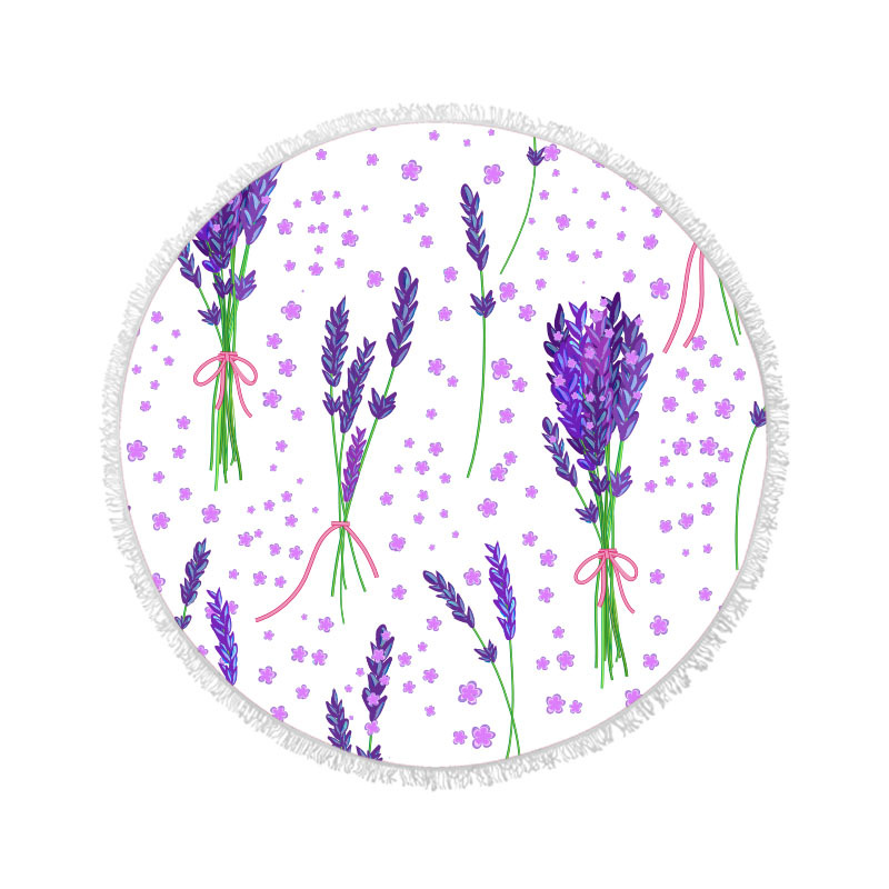 Flamingo microfibra de playa redonda Toalla de baño poliéster algodón impresión Toalla de playa absorbente Toalla de baño lote