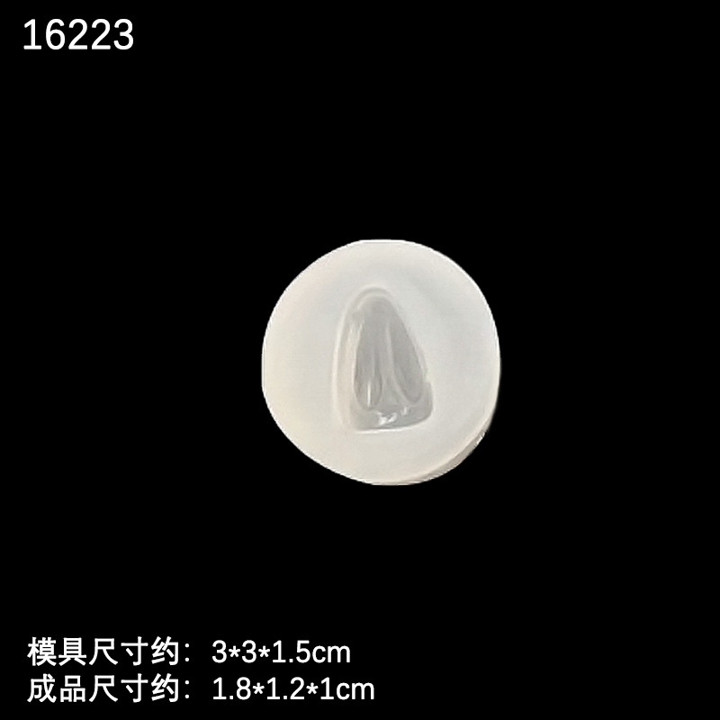 Espejo de cristal epoxi molde DIY hecho a mano paquete material epoxi joyería hoja oso cabeza libélula barba fresa