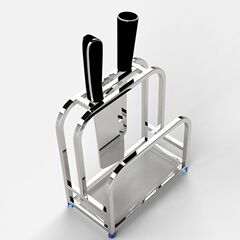 不锈钢刀架砧板架厨房置物架用品案板菜板收纳架子刀座刀具