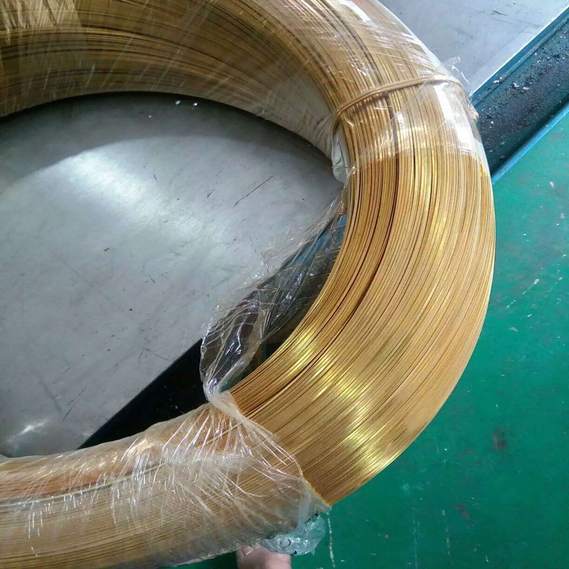 现货0.2mm 0.5mm环保黄铜线 国标H62黄铜丝 弹簧专用半硬黄铜线