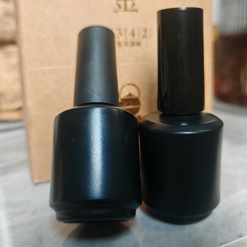 Nail Polish Plastic Bottle 15ml Complete Set of Spray Nail Polish Bottle with Brush Curing Deglue Sub-pack Vials