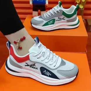 Summer New Men's and Women's sneaker Couples Fashion White Shoes Comfortable All-match Lace-up Breathable Sports Casual Shoes