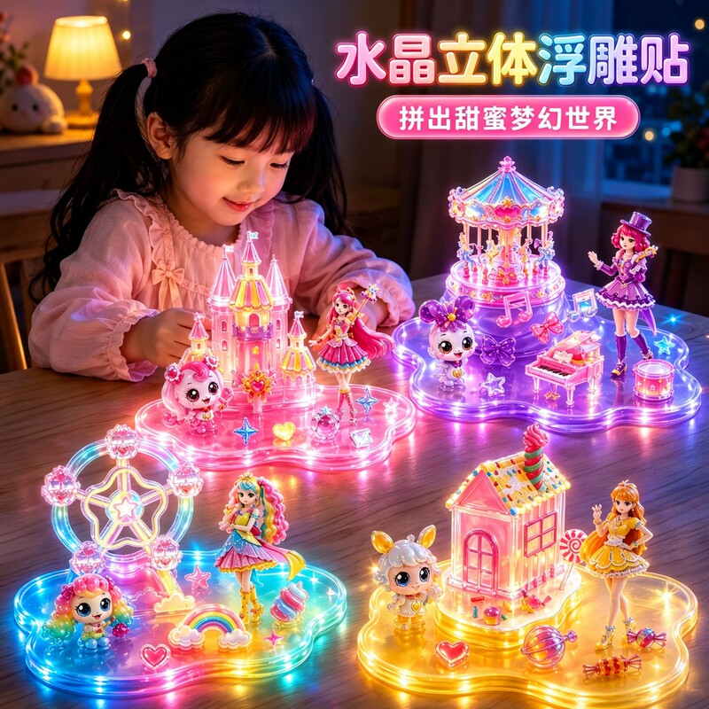 【Night Glow】Popular Cute Stackable Stickers 3D Creative DIY Stickers Handmade DIY Decorations Children's Cartoon SJ 【Night Glow】Popular Cute Stackable Stickers 3D Creative DIY Stickers Handmade DIY Decorations Children's Cartoon SJ