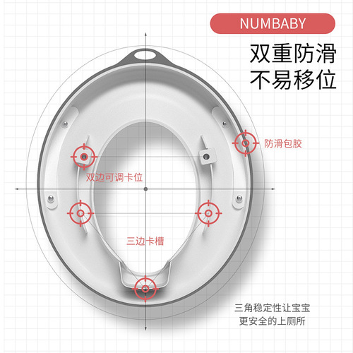 Children's toilet seat, large baby special boy potty, female baby cover ladder toilet training cushion