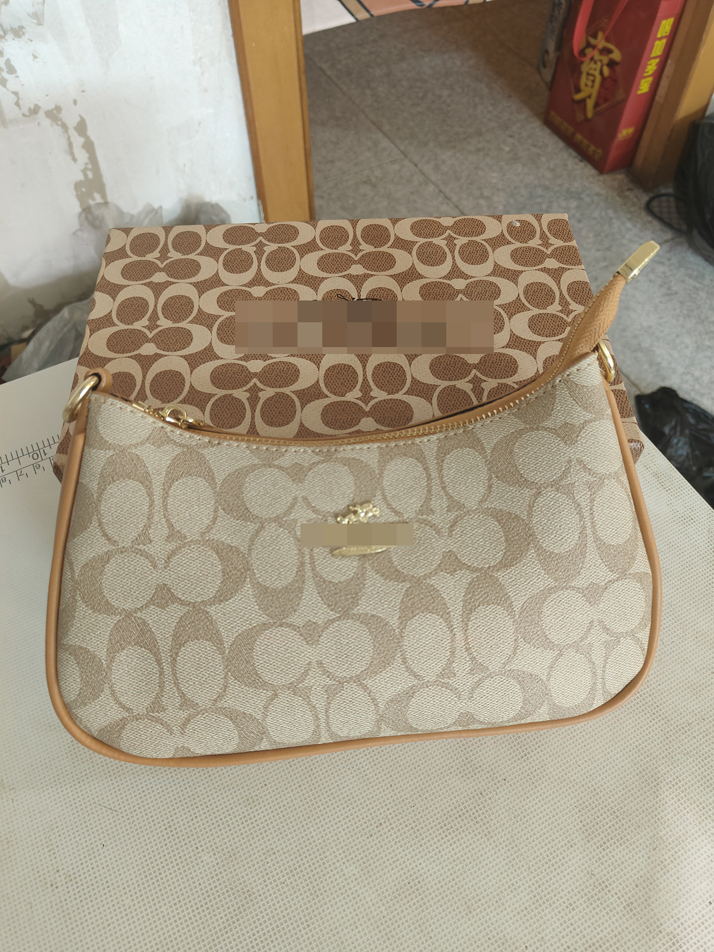 2025 nuevo bolso de media luna de fábrica original Kouc bolso de mujer bolso de brazo de moda de hombro portátil bolso de mahjong