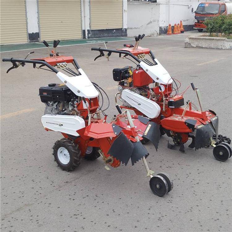 新款多功能大葱开沟机  大姜种植开沟培土机 田园管理机大全图片