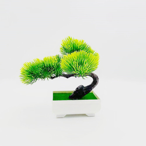 Simulated potted plants simulated welcoming pine small bonsai flower pots small fresh mini bonsai home green plant ornaments