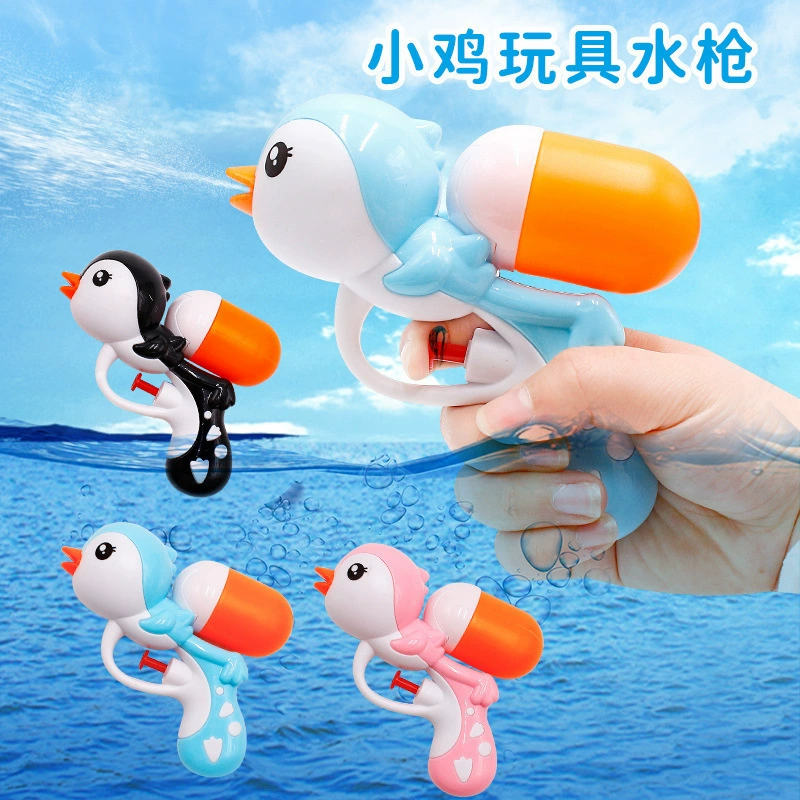 Аква-пистолет, летняя пляжная Cartoon игрушка для игры в воде, пингвин, семейный стиль