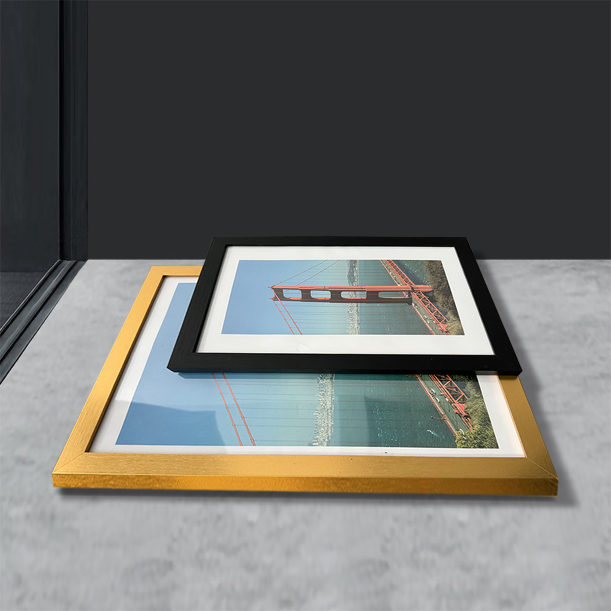 Mona Lisa real marco de madera marco cuadrado marco de exhibición marco multi-especificación herramienta sin marco image 4