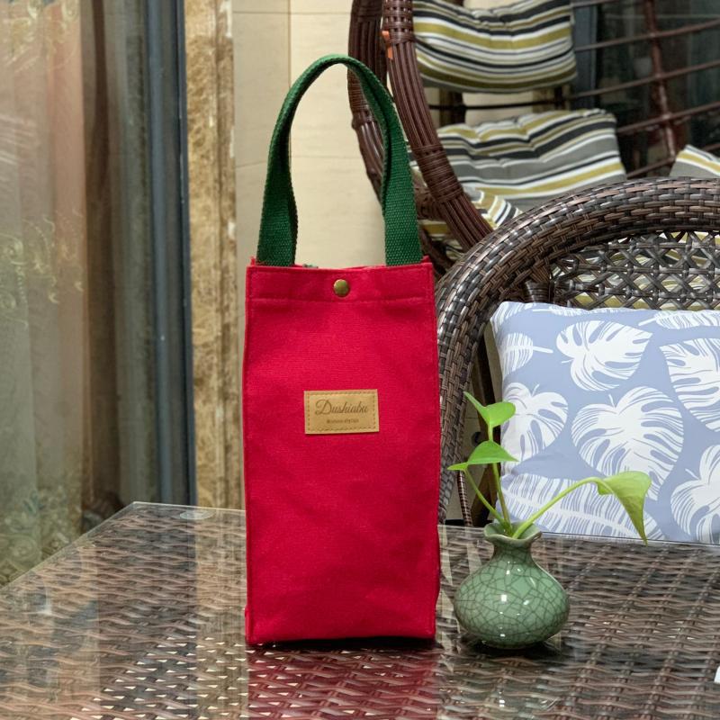 2F Insulated Cup Cover Protective Case Portable Shoulder Strap Handheld Cord Water Bottle Teacup Bag for Kids Adults Unisex