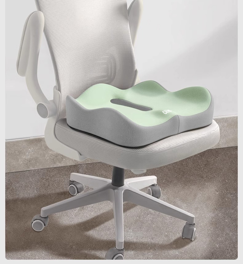 Cross-Border Wholesale Seat Cushion for Office Long Sitting, Breathable Car Seat Cushion for Waist Protection and Buttocks Shaping, Memory Foam Buttocks Shaping Cushion