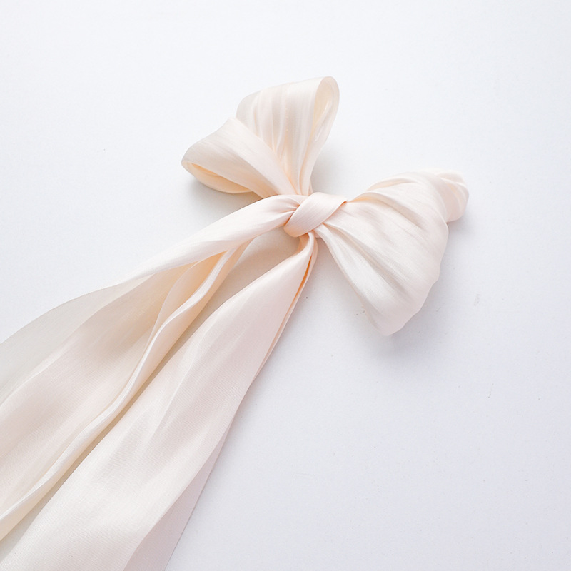 Día de la madre de siete colores 520 nuevos productos Perlas francesas Nieve satén tela arco floristería decoración de bricolaje material floral