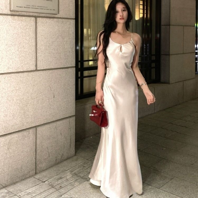 感缎面西装外套女2025春秋休闲宽松西服v领镂空吊带裙两件套爆款|undefined