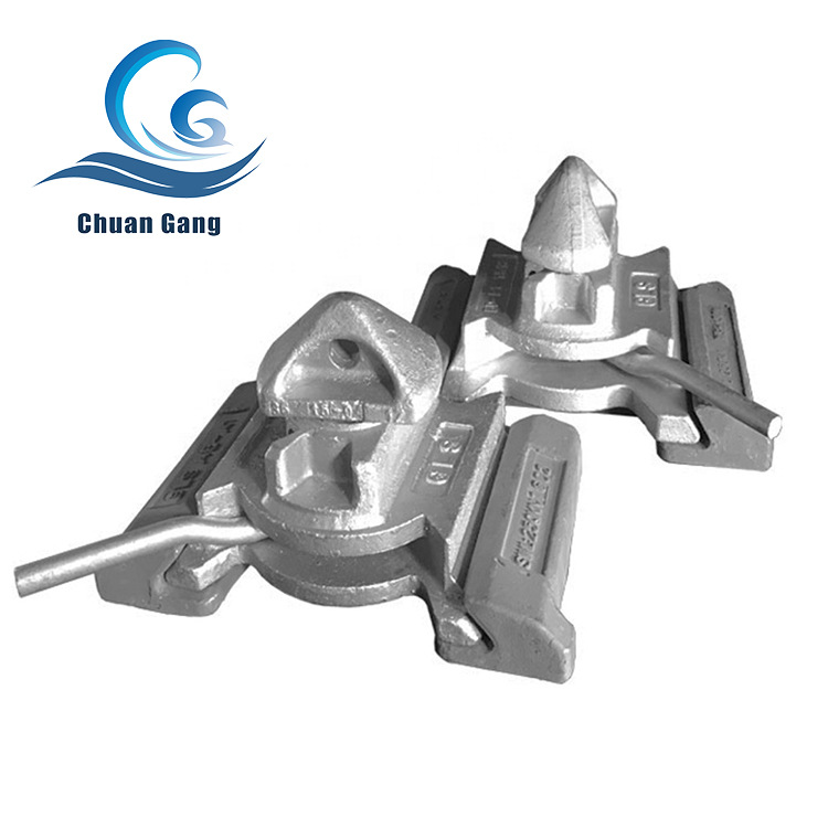 厂家直供船用五金配件 集装箱绑扎件 45度燕尾底锁 55度燕尾底锁