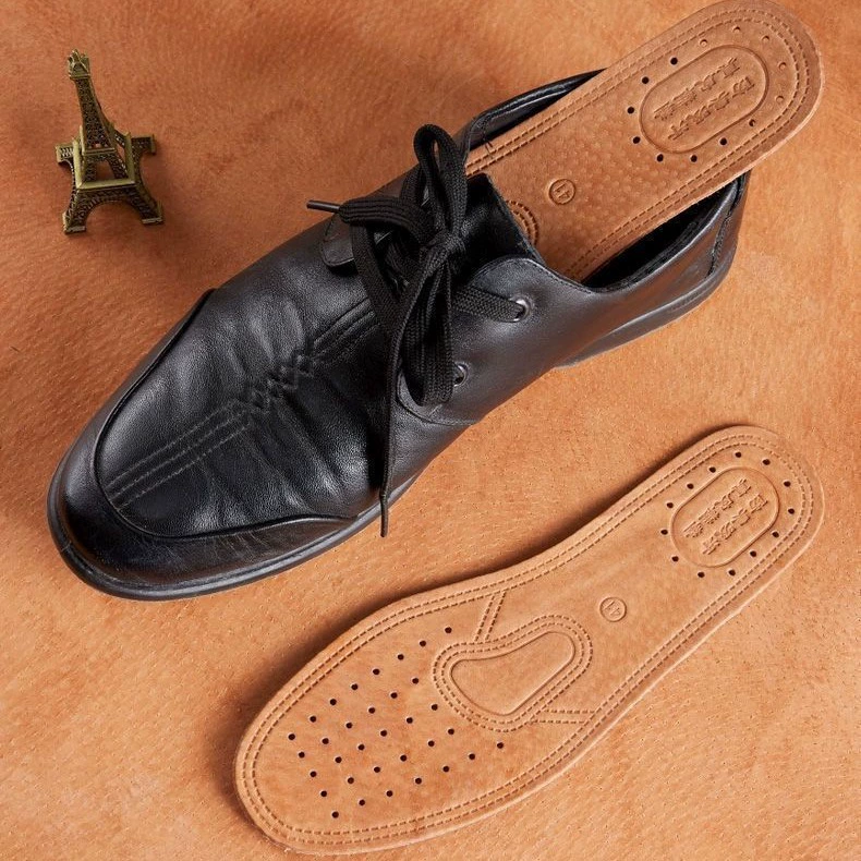 Кожаные стельки впитывают пот, дезодорирующие, дышащие стельки из воловьей кожи, мужские и женские спортивные кожаные стельки, весенние, летние и осенние стельки.