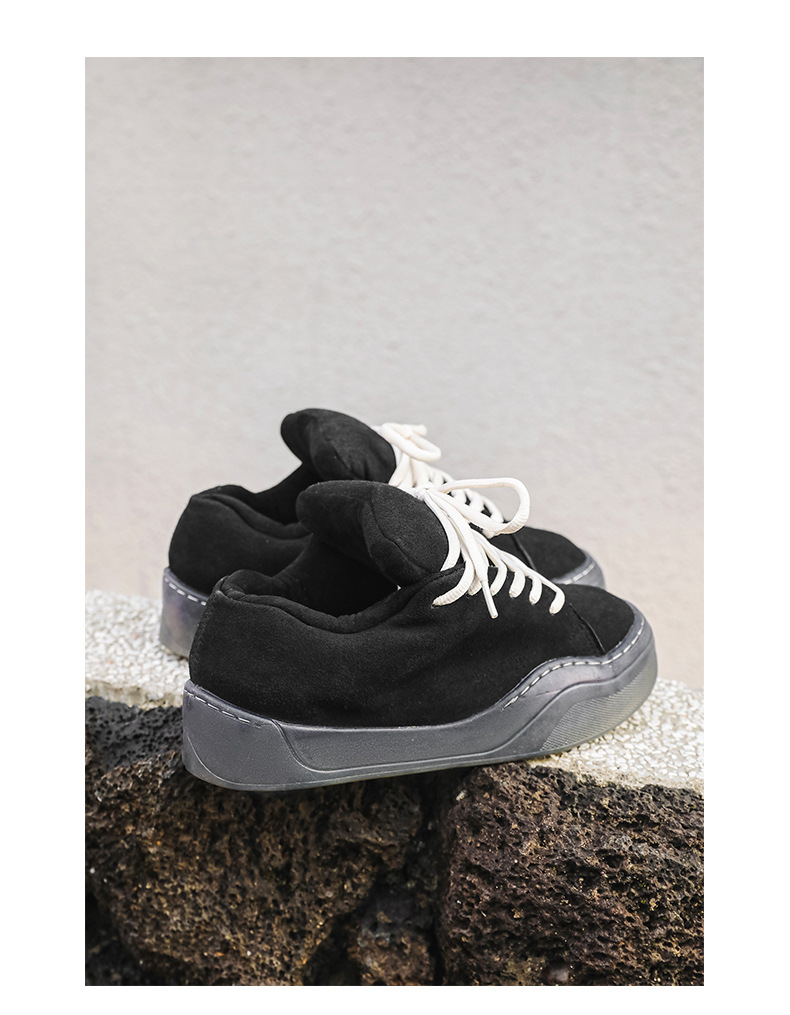 Herren Freizeitschuhe Mit Dicker Sohle Und Plateau Absatz_voghion.com