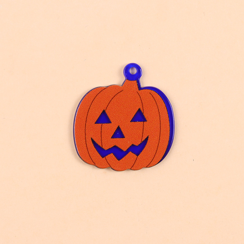 ヨーロッパとアメリカのハロウィンシリーズアクリルアクセサリーカラフルなコウモリカボチャ漫画クモパーソナライズされたクリエイティブアクセサリーアクセサリー|undefined