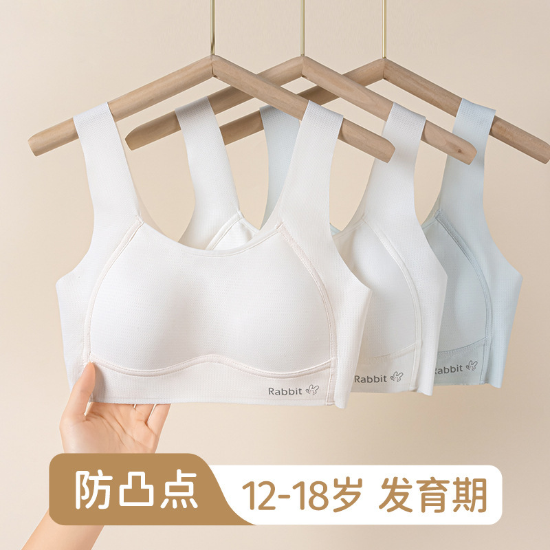 Girls' Bras, High School Students' Development Period Intimates, Girls' No-Wire Tube Tops, Sports Vests, Junior High School Students' Thin Bras