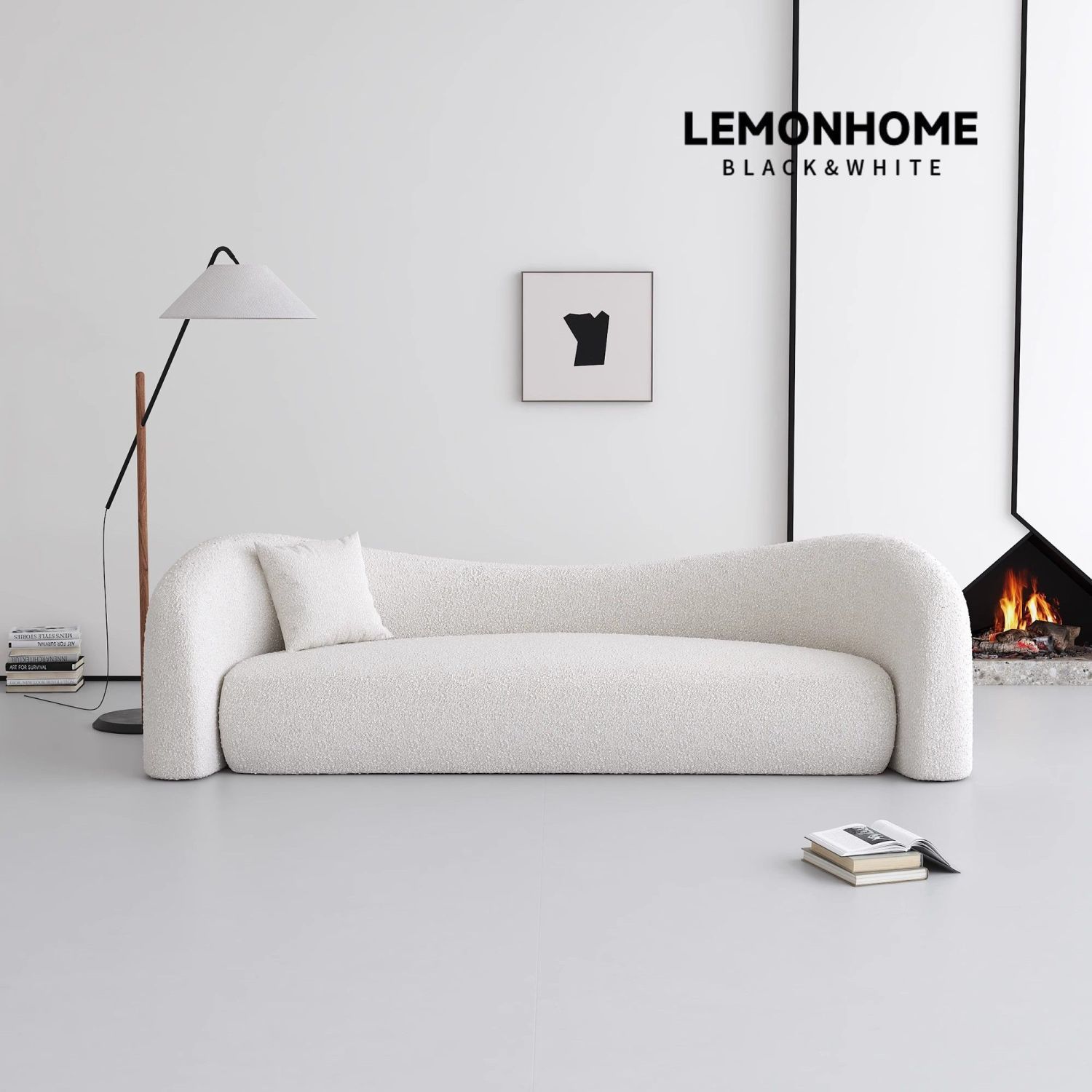 北欧奶油风沙发小户型服装美容院洽谈接待休息区网红出租屋小沙发