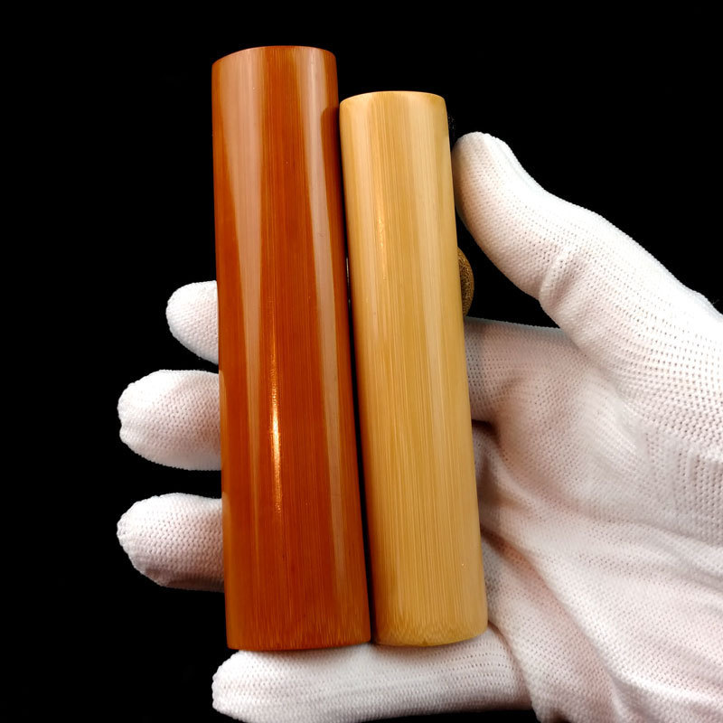 实心手持小毛根手把件15料竹子20mm9K把玩老批发竹雕BK节玉竹竹|undefined