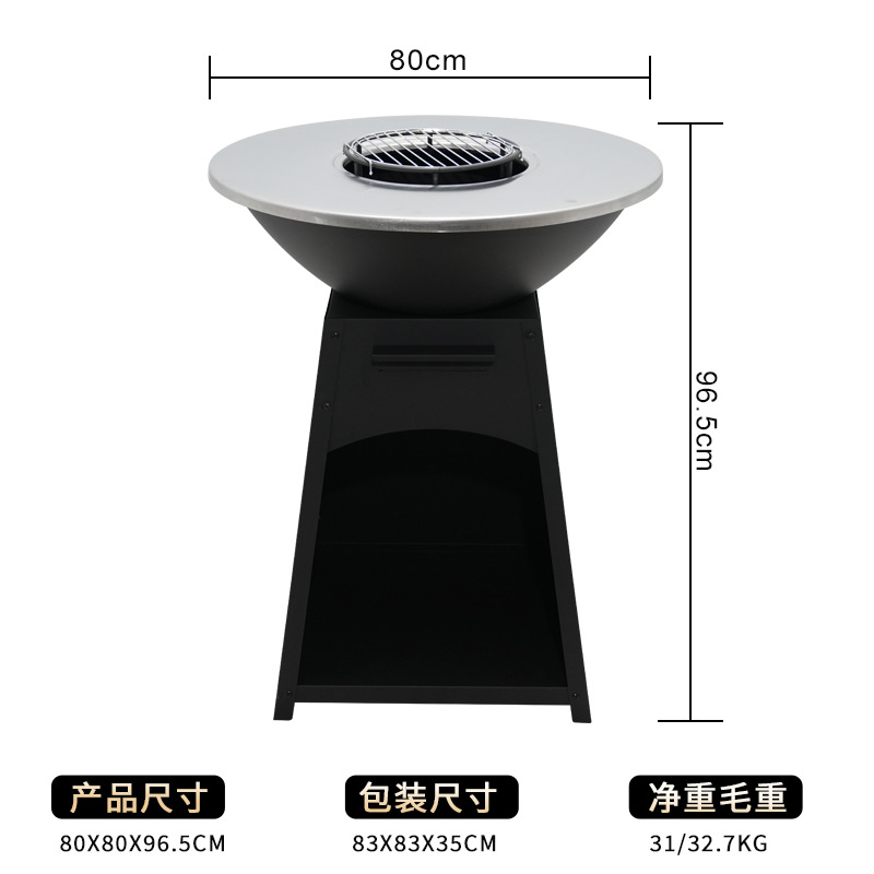 horno de leña vertical transfronterizo horno de barbacoa al aire libre horno de campana horno de calefacción de jardín villa horno de barbacoa patio horno de leña