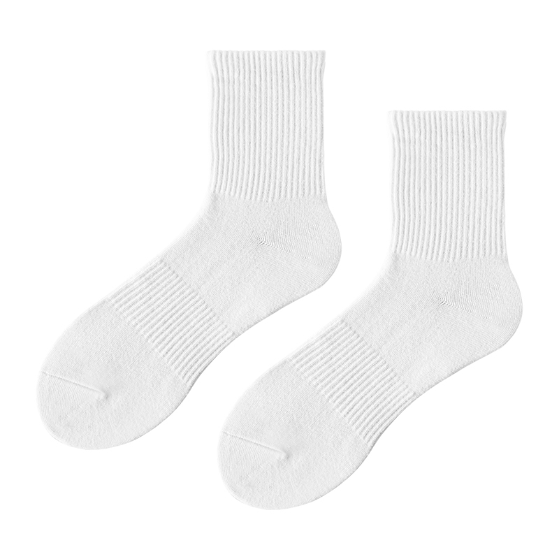 Zi Mo Same Socks Men's Autumn and Winter Thick Cotton White Towel Bottom Socks Long Sports Socks for Boys Zi Mo Same Socks Men's Autumn and Winter Thick Cotton White Towel Bottom Socks Long Sports Socks for Boys