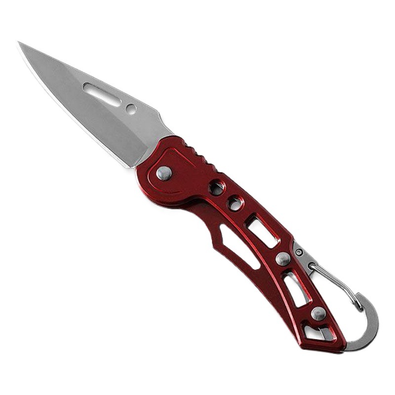 Outdoor supplies folding knife portable stainless steel self-defense mini key knife portable folding knife pocket fruit knife