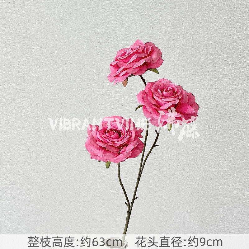 Rose red diamond rose