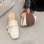 包头夏季外穿新款半拖鞋