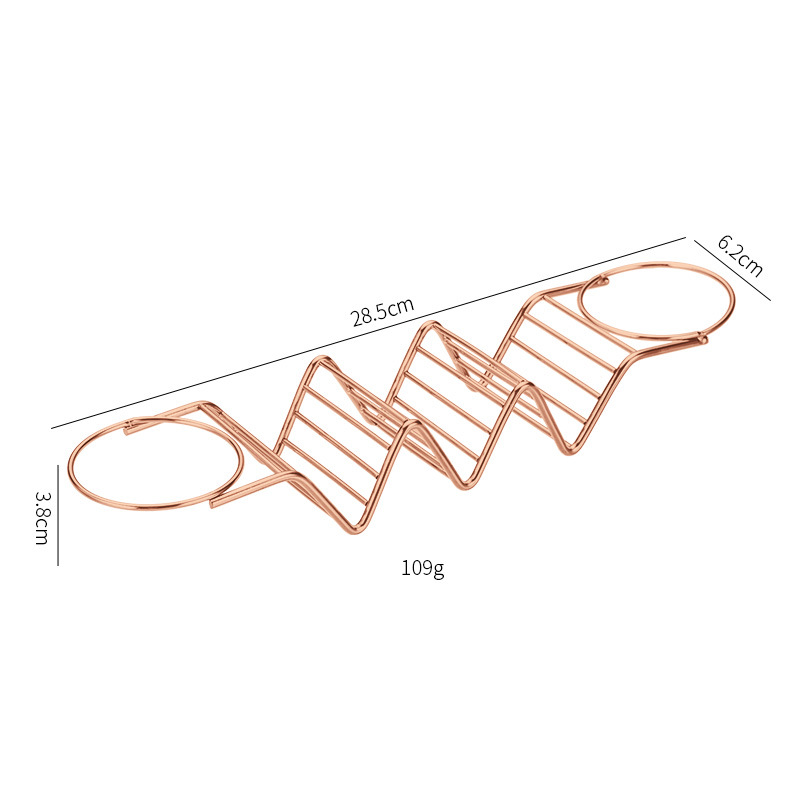Transfronterizo en la acción de acero inoxidable mexicana Pancake rack taco titular rollo rack con salsa taza de maíz rollo rack