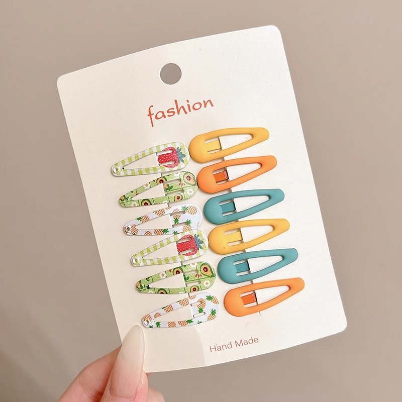 Pinza bb de color dopamina para niños cabello roto estrella de cinco puntas horquilla para niñas que no lastima el cabello, pinza para el cabello con flequillo para bebés, accesorios para el cabello lindos