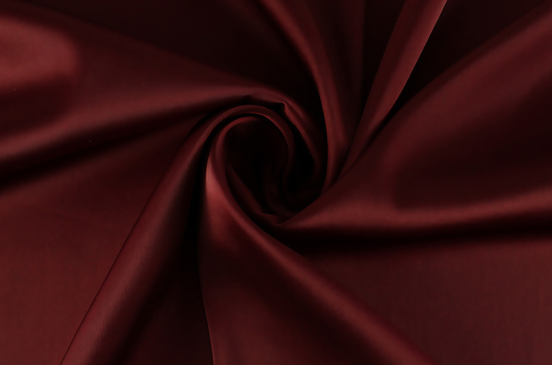 Low Cut Halter Swing Collar Sexy Backless Wine Red Slim Fit Graceful Satin Dress