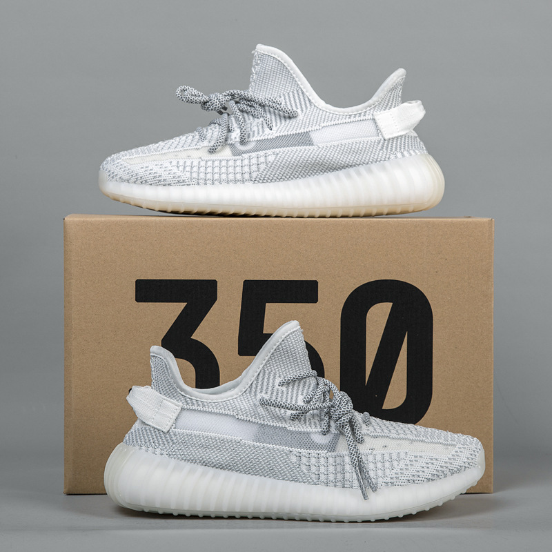 Putian Coco zapatos 2023 verano nuevo 350v2 volando tejido transpirable hombres y mujeres pareja zapatos palomitas zapatos para correr hombres