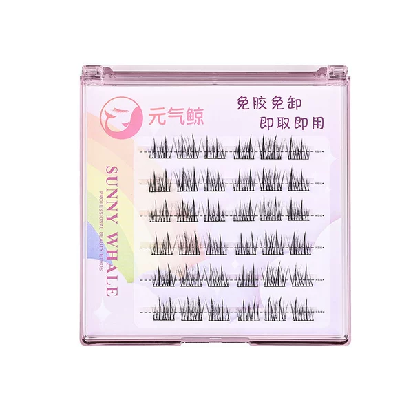 False eyelashes solar-powered