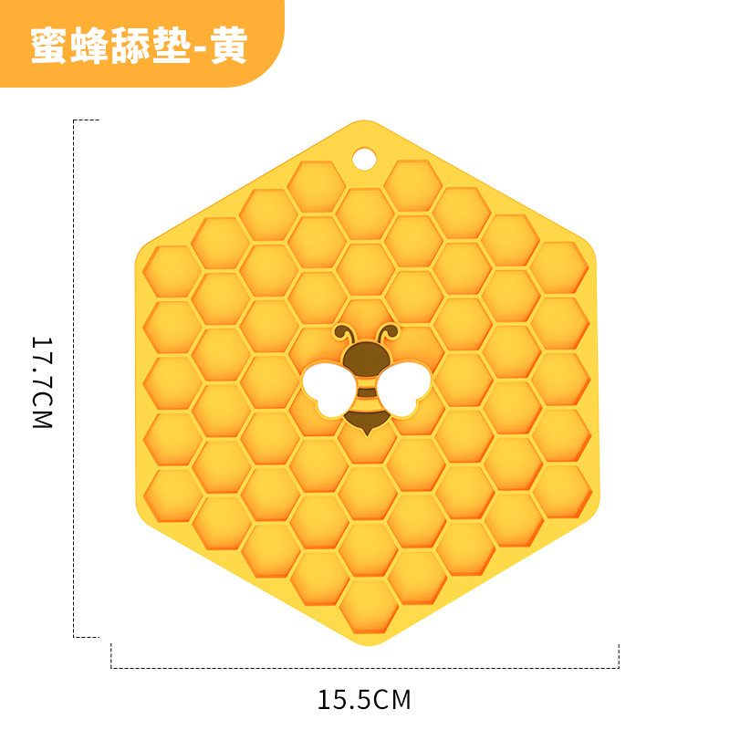 Tapete de Silicona para Mascotas, Popular en el Extranjero, para Alimentación Lenta, Suministros para Perros, Tapete para Lamer, Comedero para Gatos con Ventosa, Plato para Lamer para Perros
