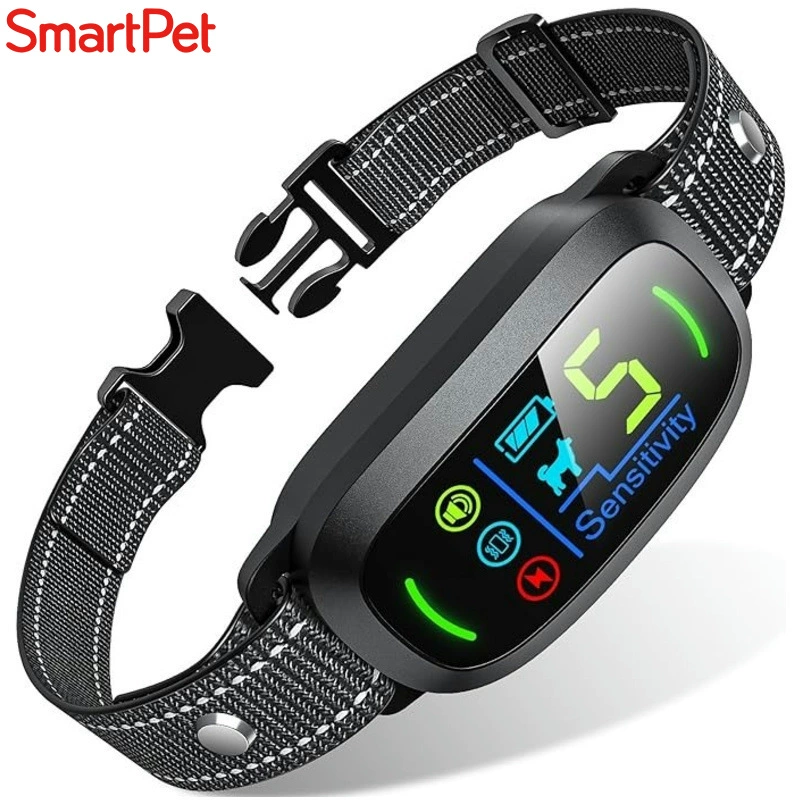 Устройство против лая SmartPet S1 Водонепроницаемое интеллектуальное устройство против лая Автоматическое устройство для дрессировки собак Устройство против лая Электрический шоковый ошейник для домашних животных