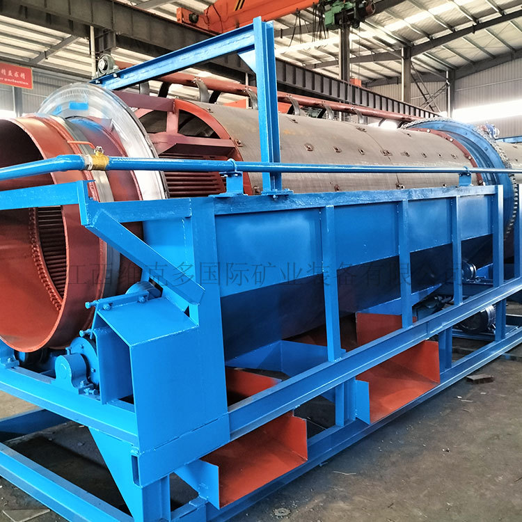 无轴滚筒筛选矿筛分设备 矿山选矿筛分机 滚筒筛洗沙金机器厂家