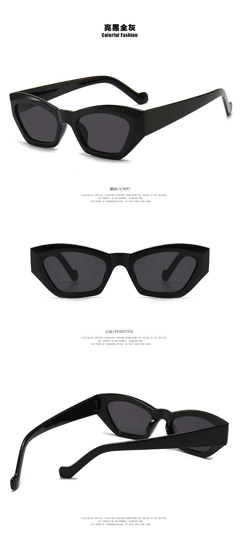 Irregular Retro Sunglasses display picture 5