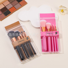 初学者外贸纯色5支化妆刷套装腮红刷唇刷承接制作厂家直销批定妆