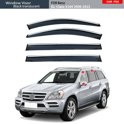 Applicable to Mercedes-Benz GL-Class rain shield Benz GL Class X164 X166 Window visor