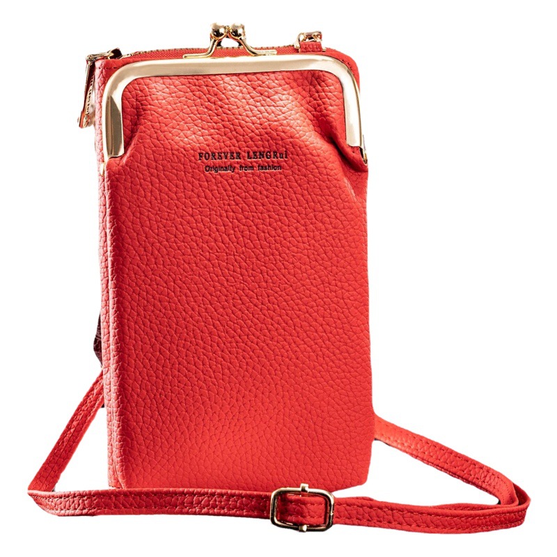 Nuevo de las mujeres crossbody estilo coreano macaron bolso del teléfono móvil al por mayor de gran capacidad multi-funcional de color sólido bolso de hombro de moda