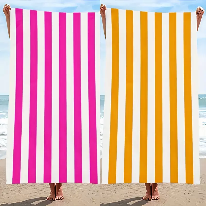 跨境超细纤维沙滩巾印花加工游泳吸水速干毛巾硅胶印发泡印油印