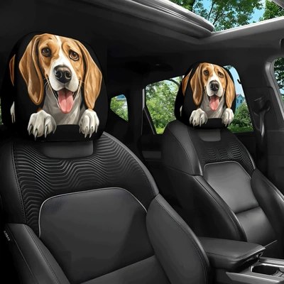 Sürətlər qutusu və əl tormozu başlıqları Antibacterial, Does Not Shrink or - cute-image-of-beagle-2-pieces
