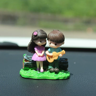 Car ornaments | Car Ornaments, Confession Balloons - guitar-couple-ornaments